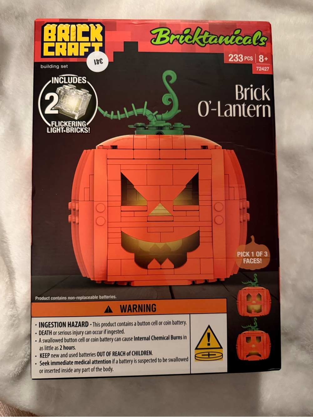Orange Brick O'-Lantern Building Set